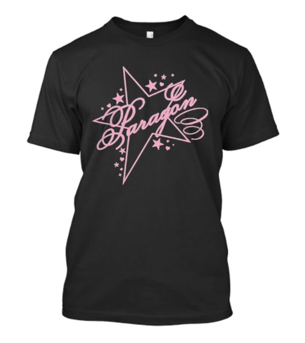 Naomi Jon Paragon Star Pink Script Aesthetic T-Shirt
