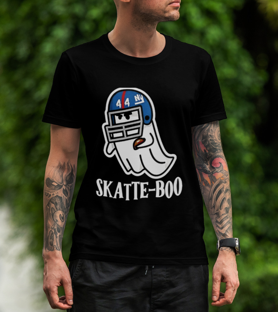 Ghost Skatte Boo Cam New York Giants Football 2025 Skatte Boo T-Shirt