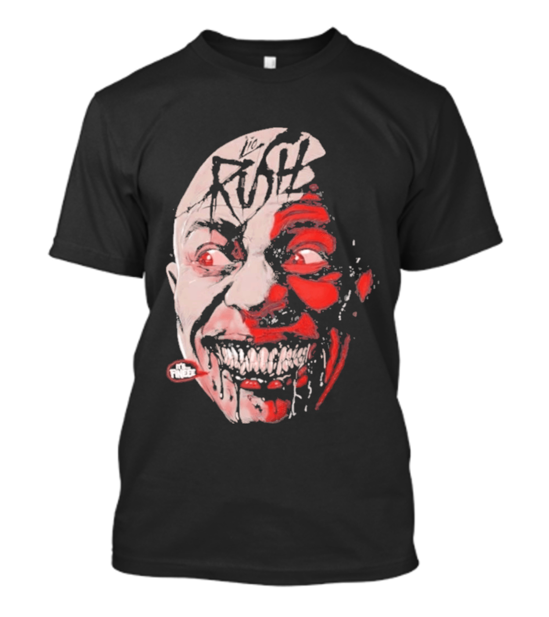 Lio Rush Fineee Comic Expression T-Shirt