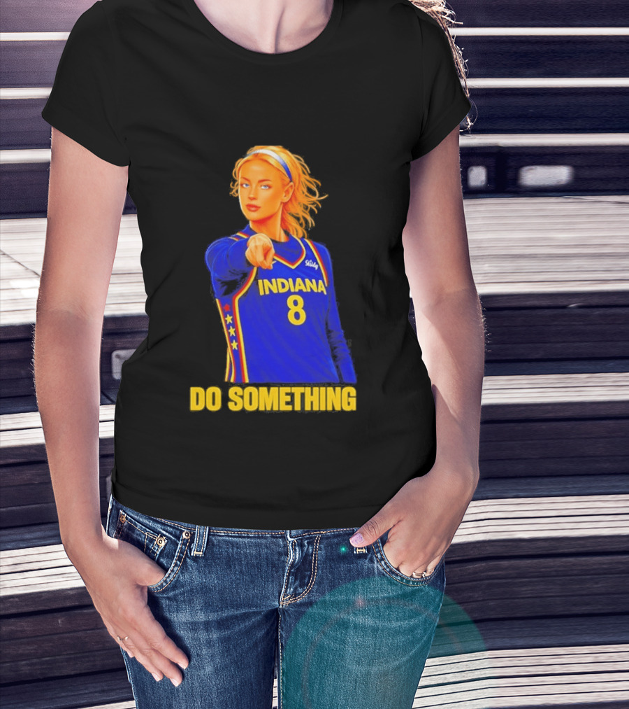 Sophie Cunningham Indiana Fever 8 Do Something T-Shirt