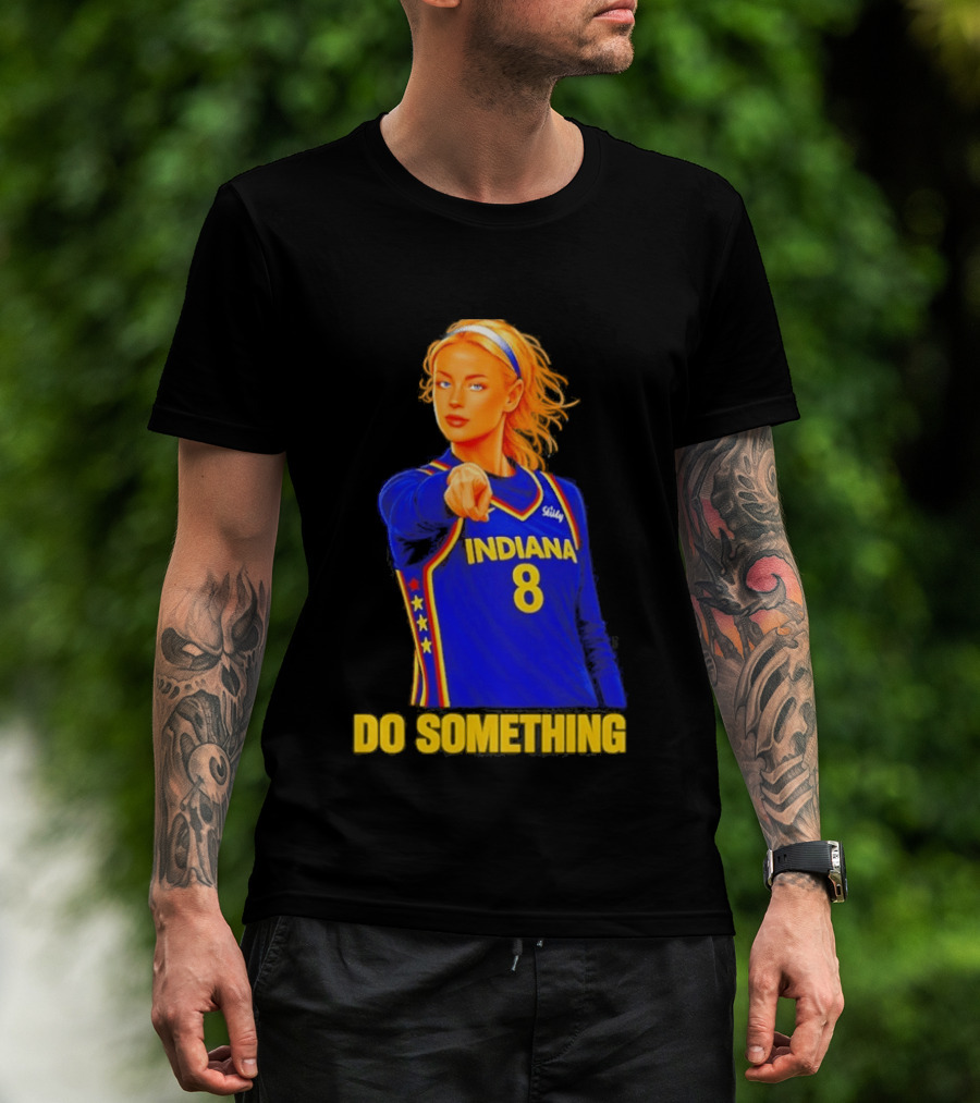 Sophie Cunningham Indiana Fever 8 Do Something T-Shirt