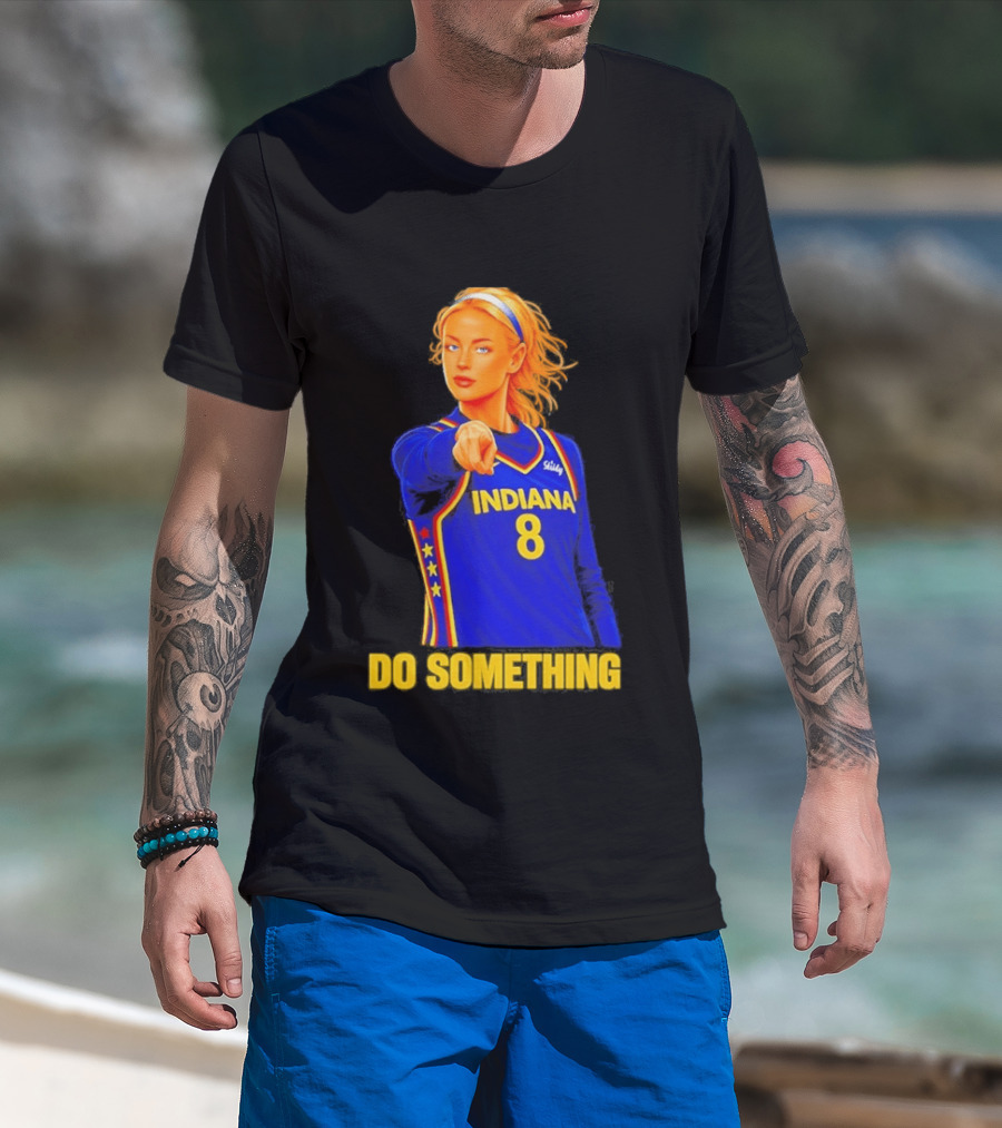 Sophie Cunningham Indiana Fever 8 Do Something T-Shirt