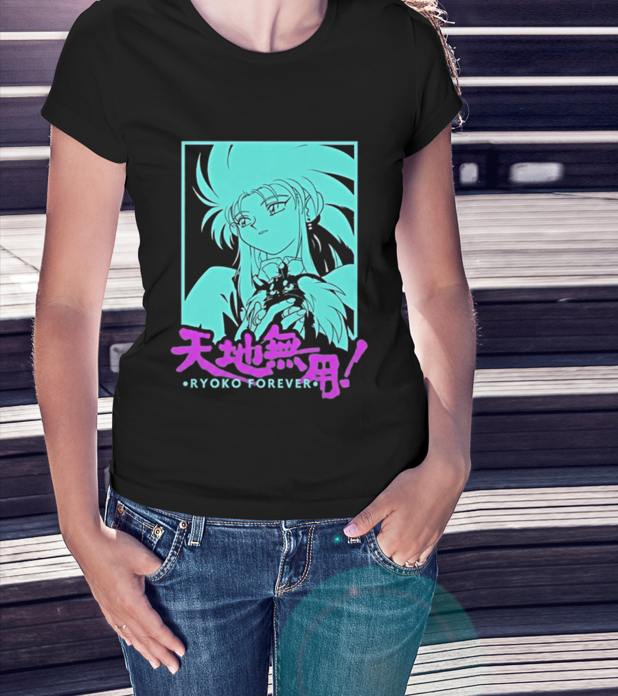 Tenchi Muyo Ryoko Forever Anime Character Illustration Gaming T-Shirt