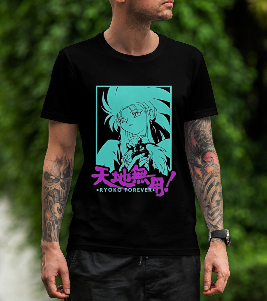 Tenchi Muyo Ryoko Forever Anime Character Illustration Gaming T-Shirt
