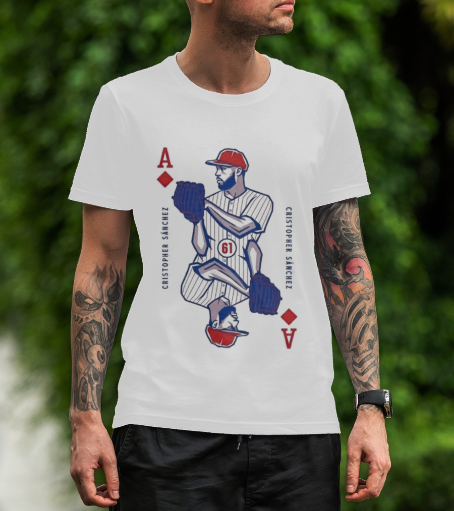Cristopher Sánchez Ace Of Diamonds Baseball Player T-Shirt