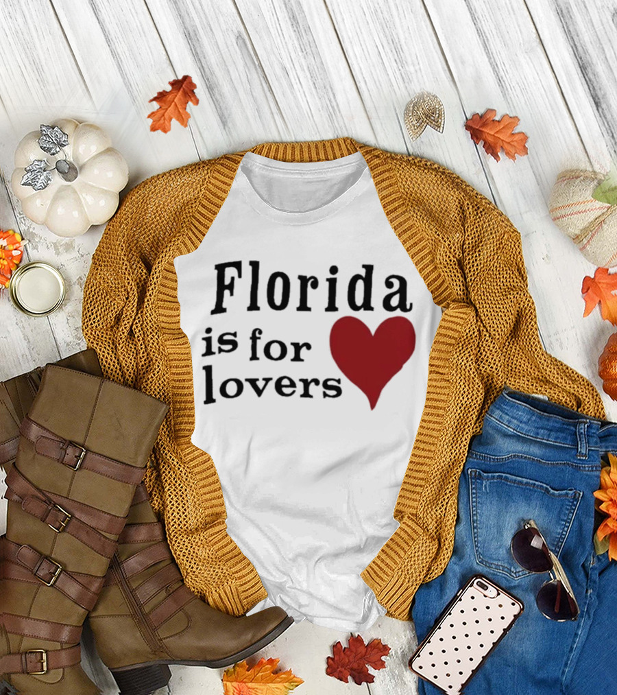 Florida Is for Lovers Heart T-Shirt