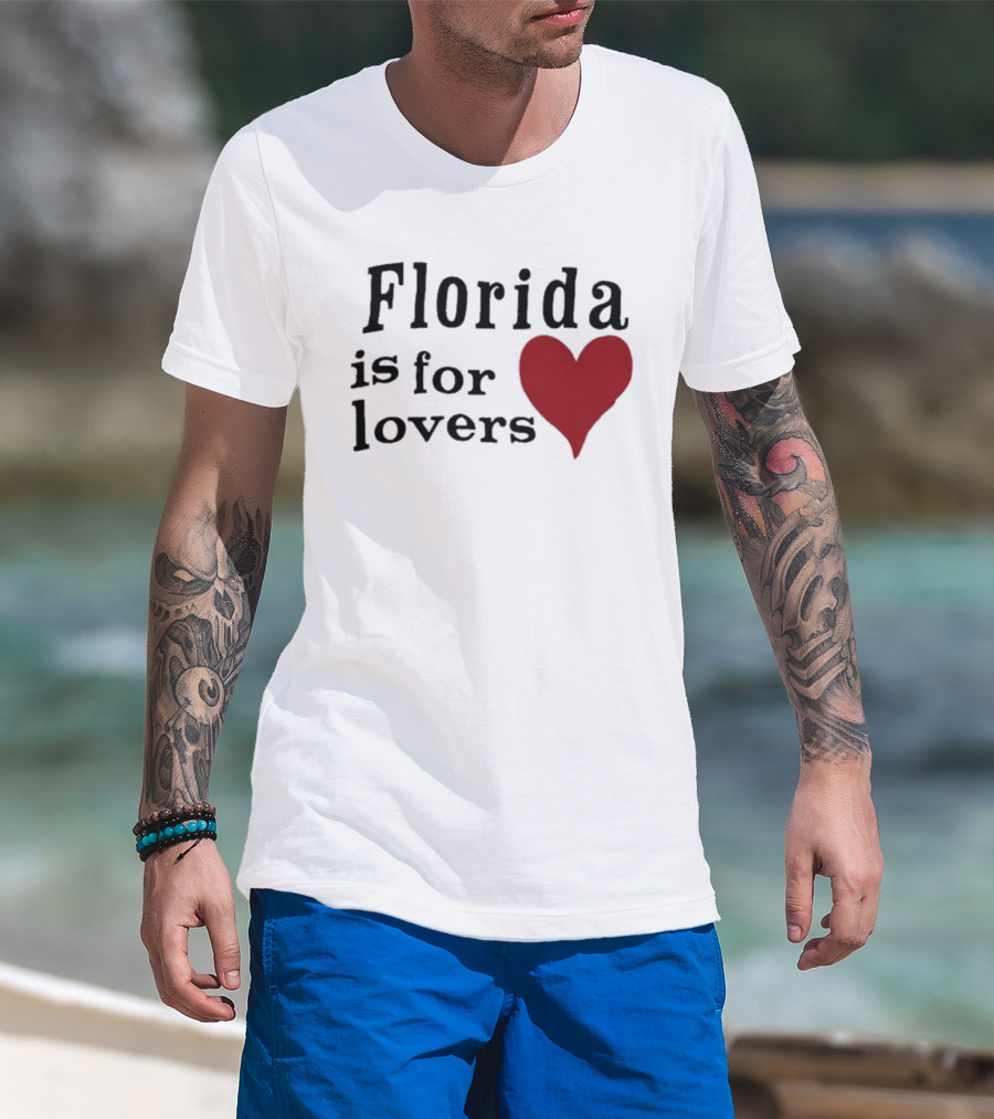 Florida Is For Lovers Heart T-Shirt