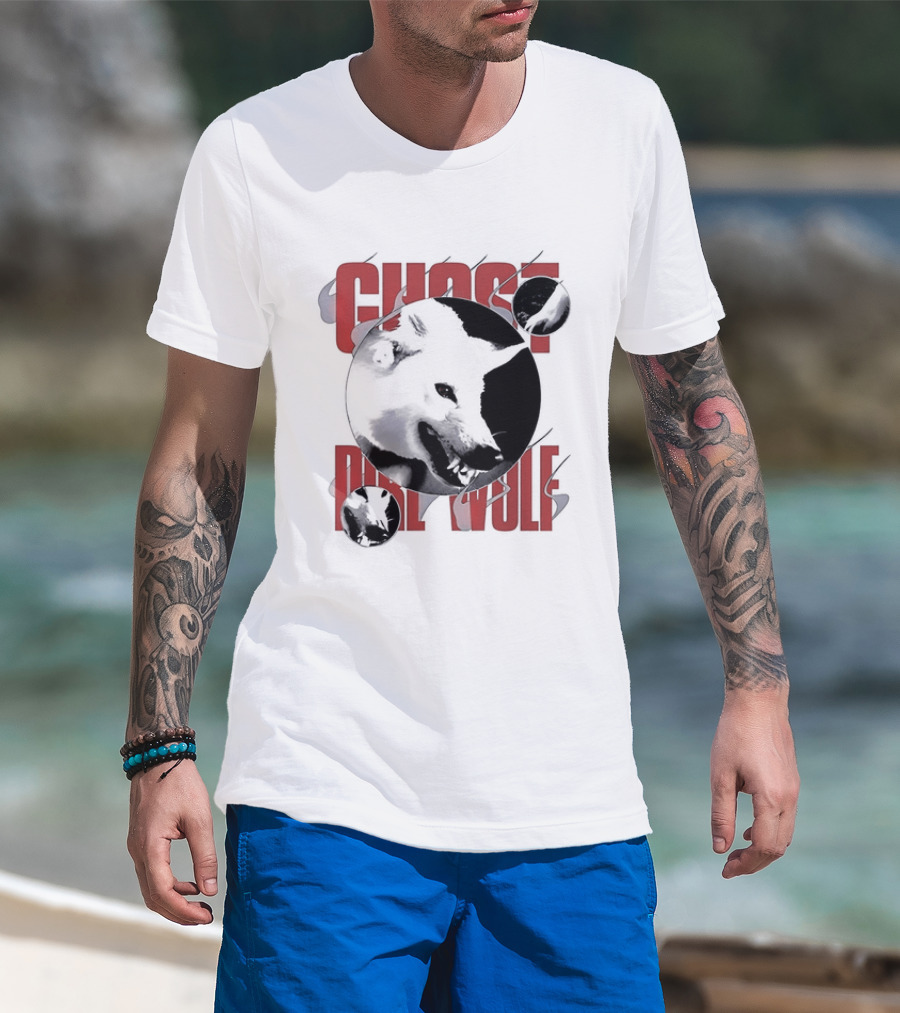 Ghost Dire Wolf Game Of Thrones Fan T-Shirt