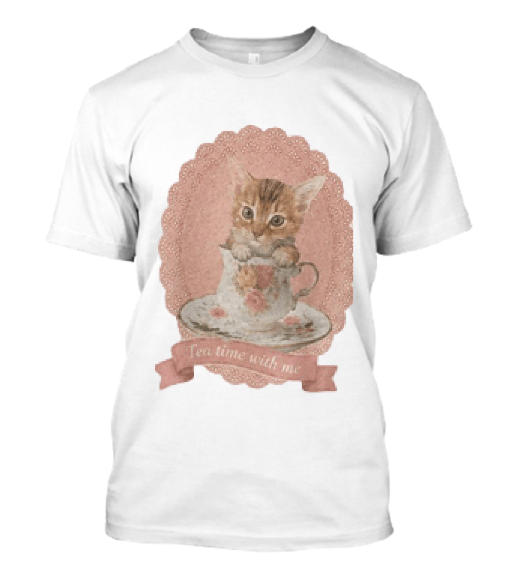 Adam Coquette Nicholas Galitzine Kitten Cat Tea Time With Me T-Shirt