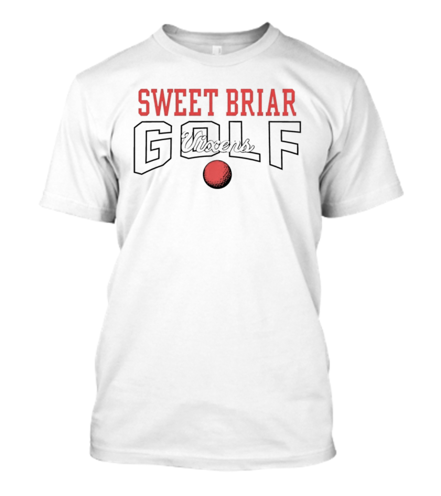 Sweet Briar College Vixens Golf NCAA Team Spirit T-Shirt
