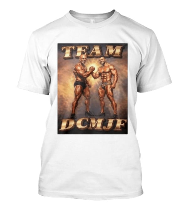 TEAM DCMJF Bodybuilders Flexing Muscles Together T-Shirt