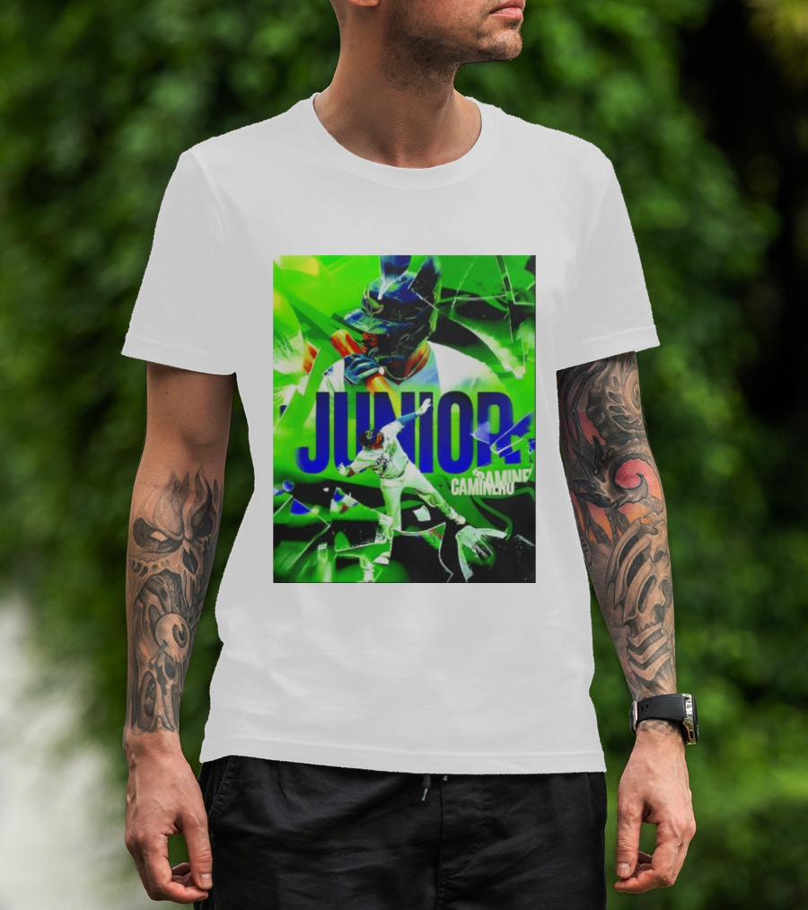 Junior Caminero Tampa Bay Rays La Maxima Baseball Legend T-Shirt