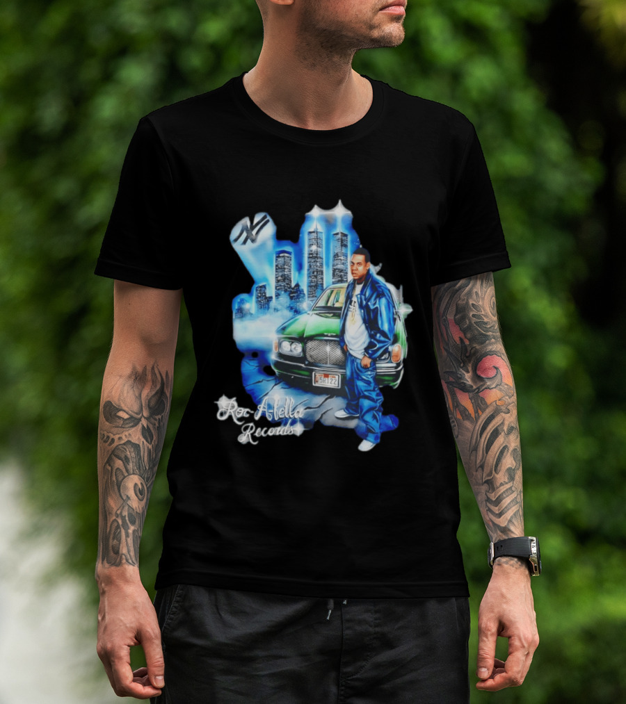 Roc A Fella Records Jay Z Bentley Twin Towers T-Shirt