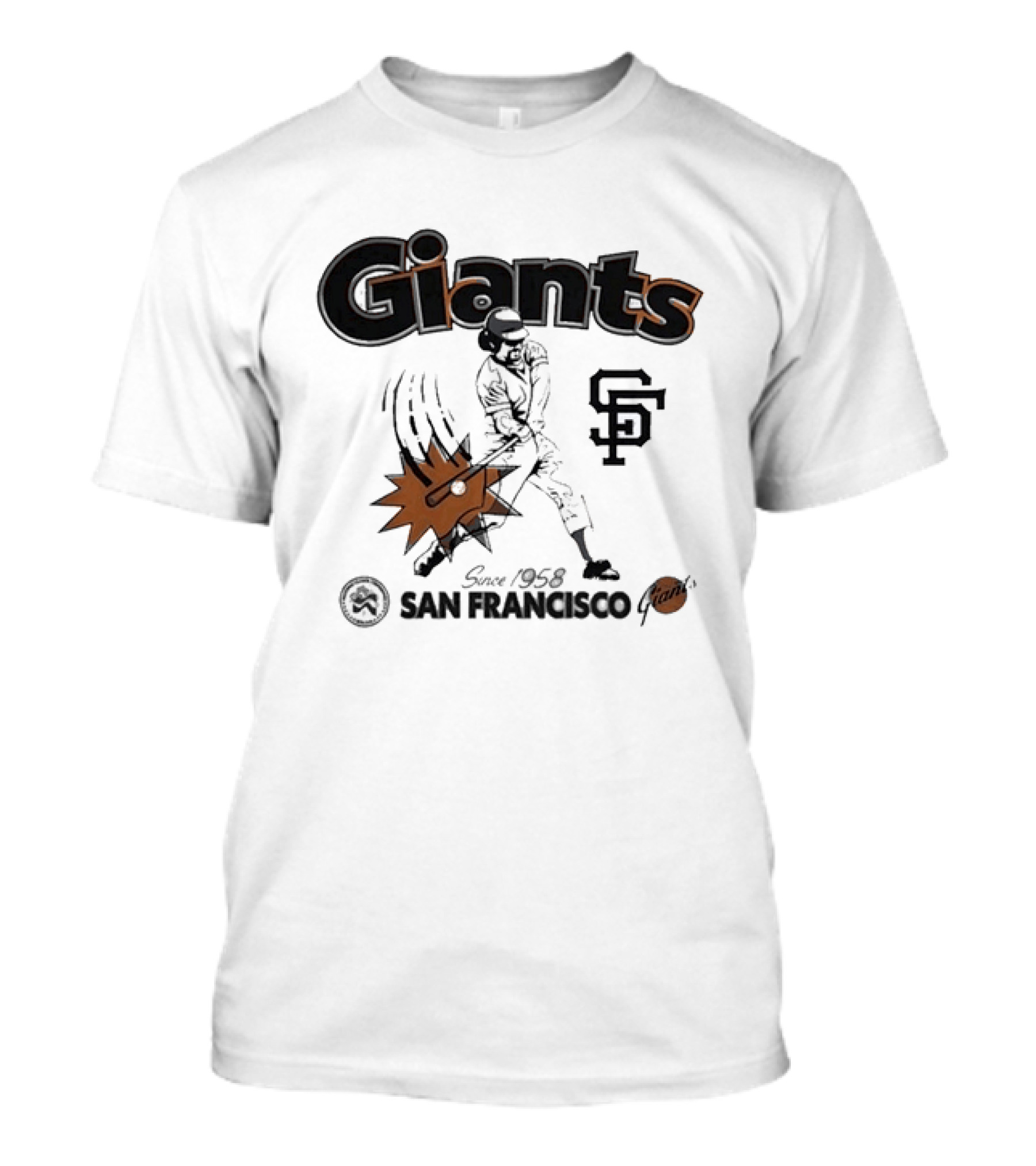 San Francisco Giants Since 1958 National League Centennial Baseball Giants SF T-Shirt