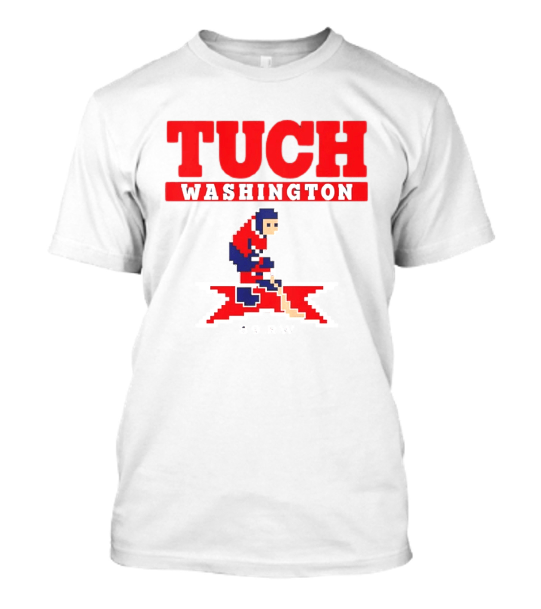 Tuch Washington 89 RW Retro Hockey Pixel T-Shirt