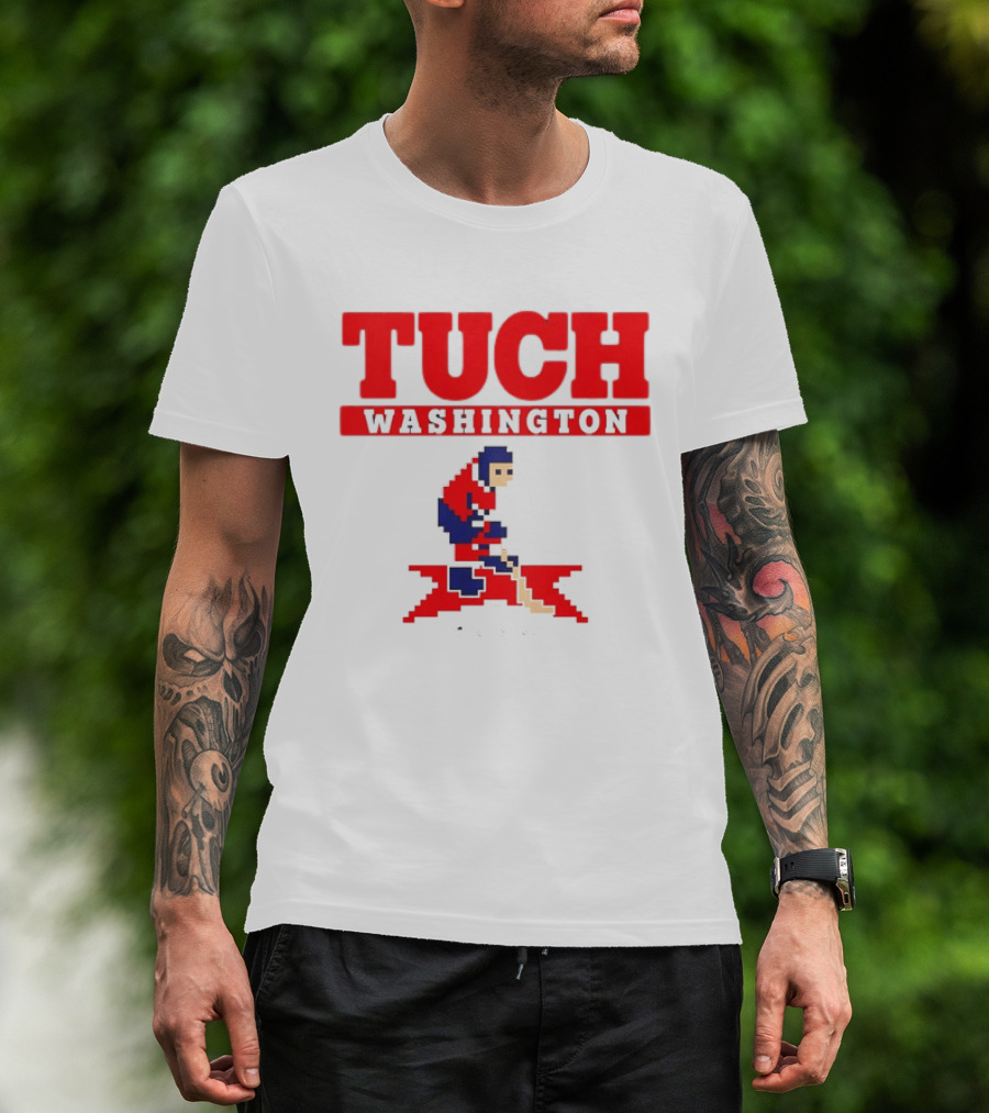 Tuch Washington 89 RW Retro Hockey Pixel T-Shirt