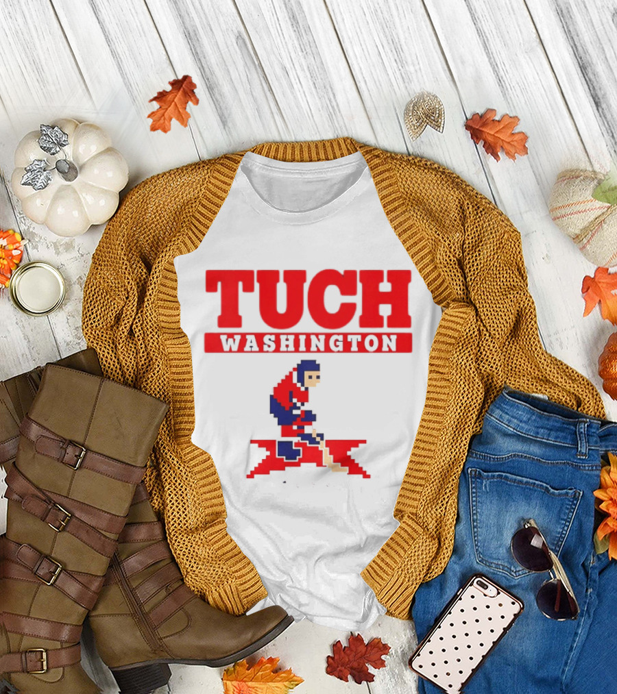 Tuch Washington 89 RW Retro Hockey Pixel T-Shirt