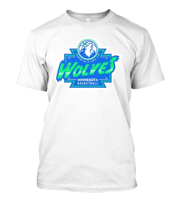 Wolves Minnesota Basketball Running Wild Since 1989 T-Shirt