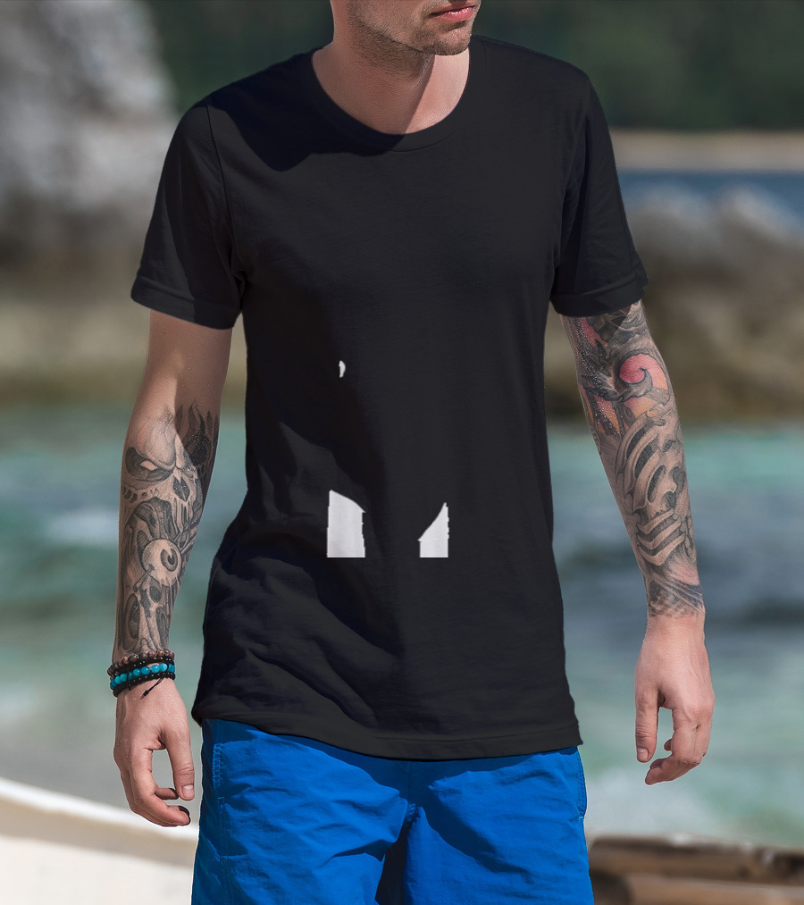 Bad Bunny Bunny Face Split Sunglasses T-Shirt