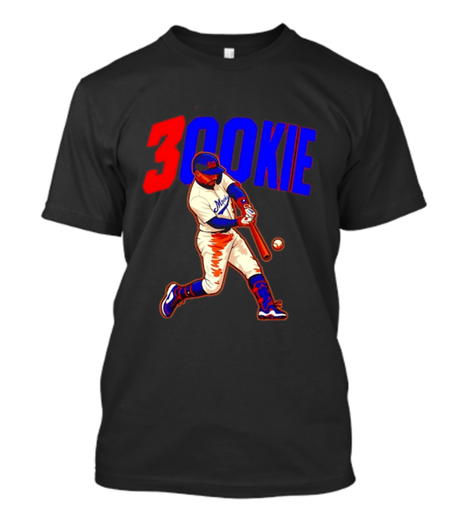 Mookie Betts Los Angeles Dodgers 300Kie Baseball 50 T-Shirt