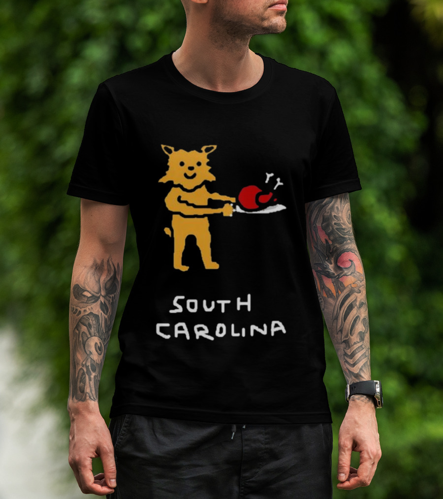 South Carolina Gamecocks 2026 27 SEC Football Schedule Cartoon T-Shirt
