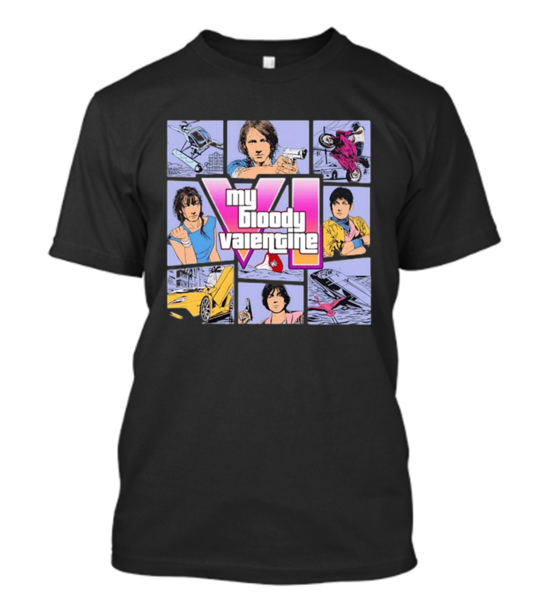 My Bloody Valentine VI Grand Theft Auto T-Shirt