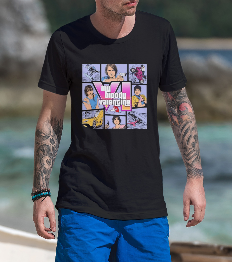 My Bloody Valentine VI Grand Theft Auto T-Shirt