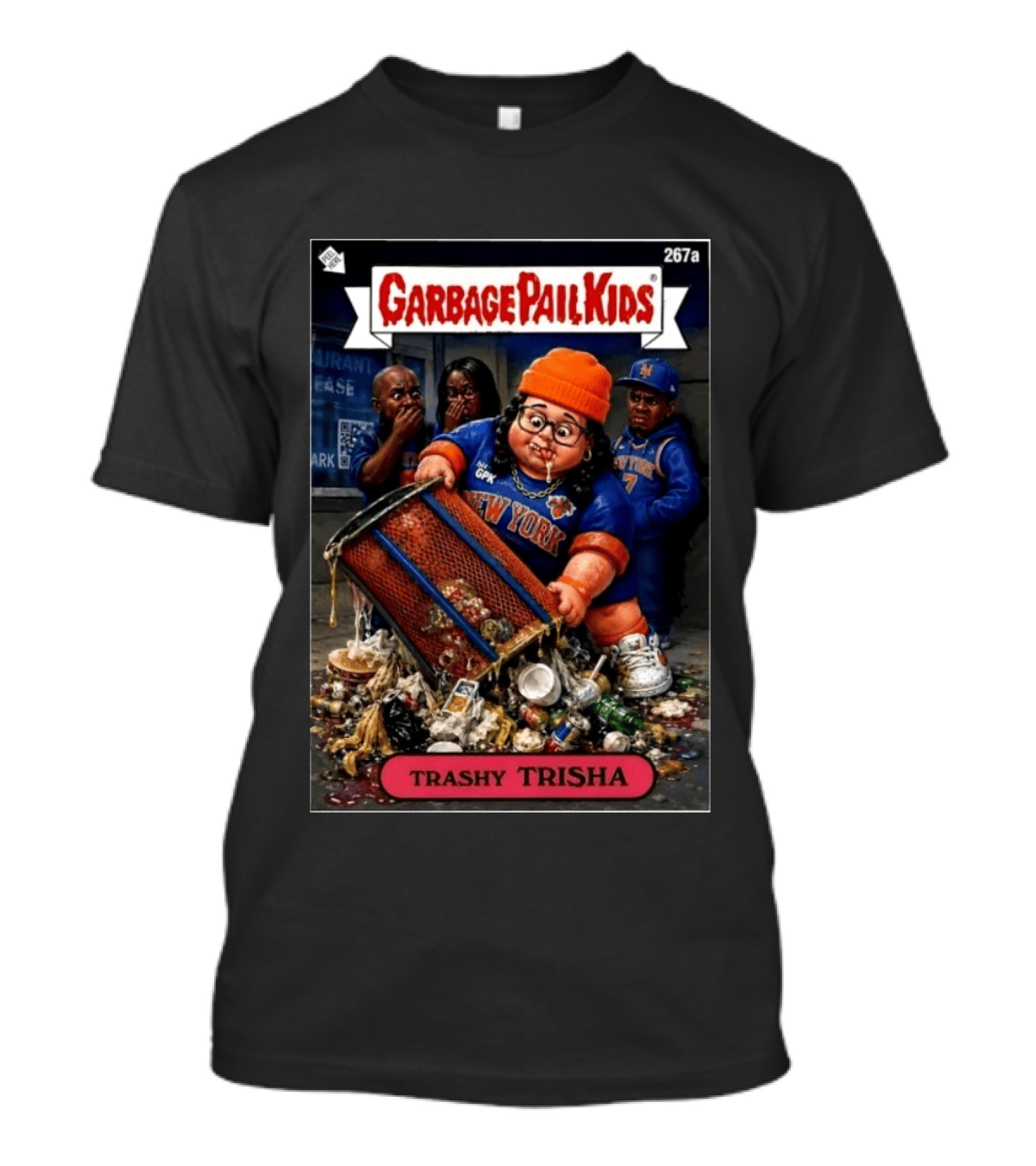 Garbage Pail Kids 267a New York Knicks Trashy Trisha T-Shirt