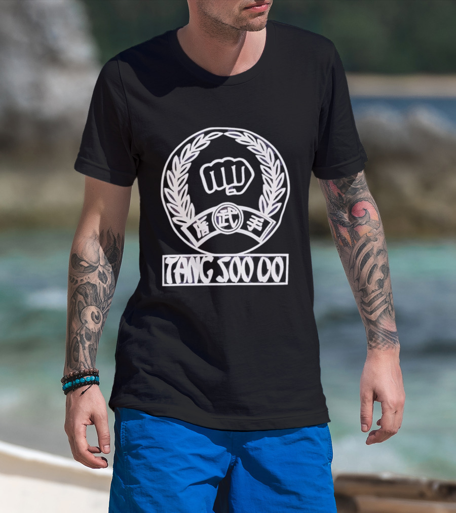 Tang Soo Do Fist Laurel Leaf Martial Arts T-Shirt