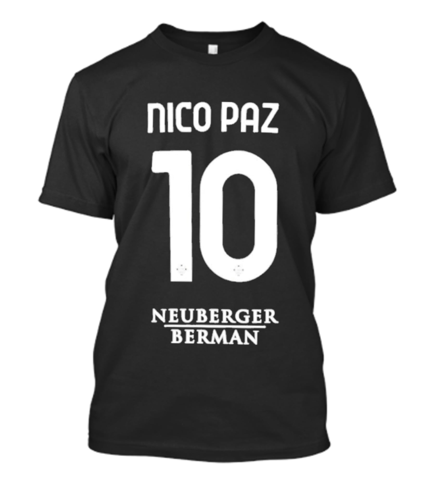 Nico Paz 10 Neuberger Berman Soccer Jersey T-Shirt