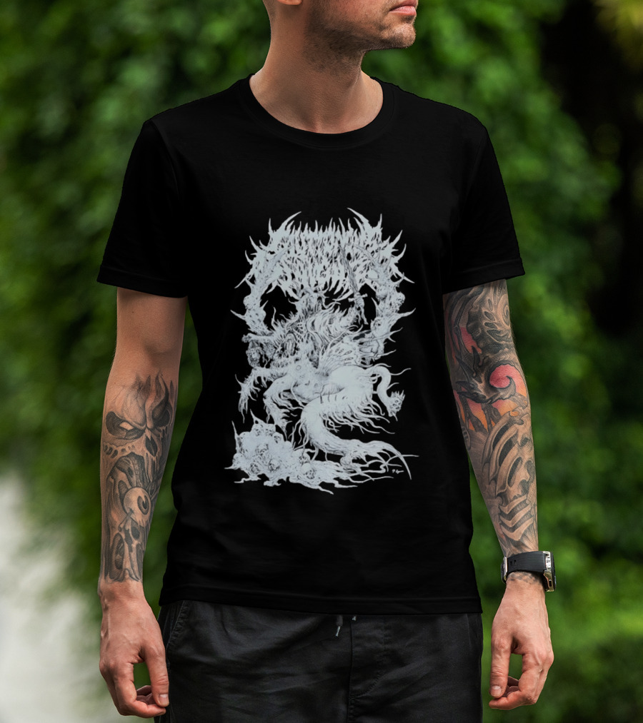 Abominable Putridity Demon Sword Skull Eponymous P T-Shirt