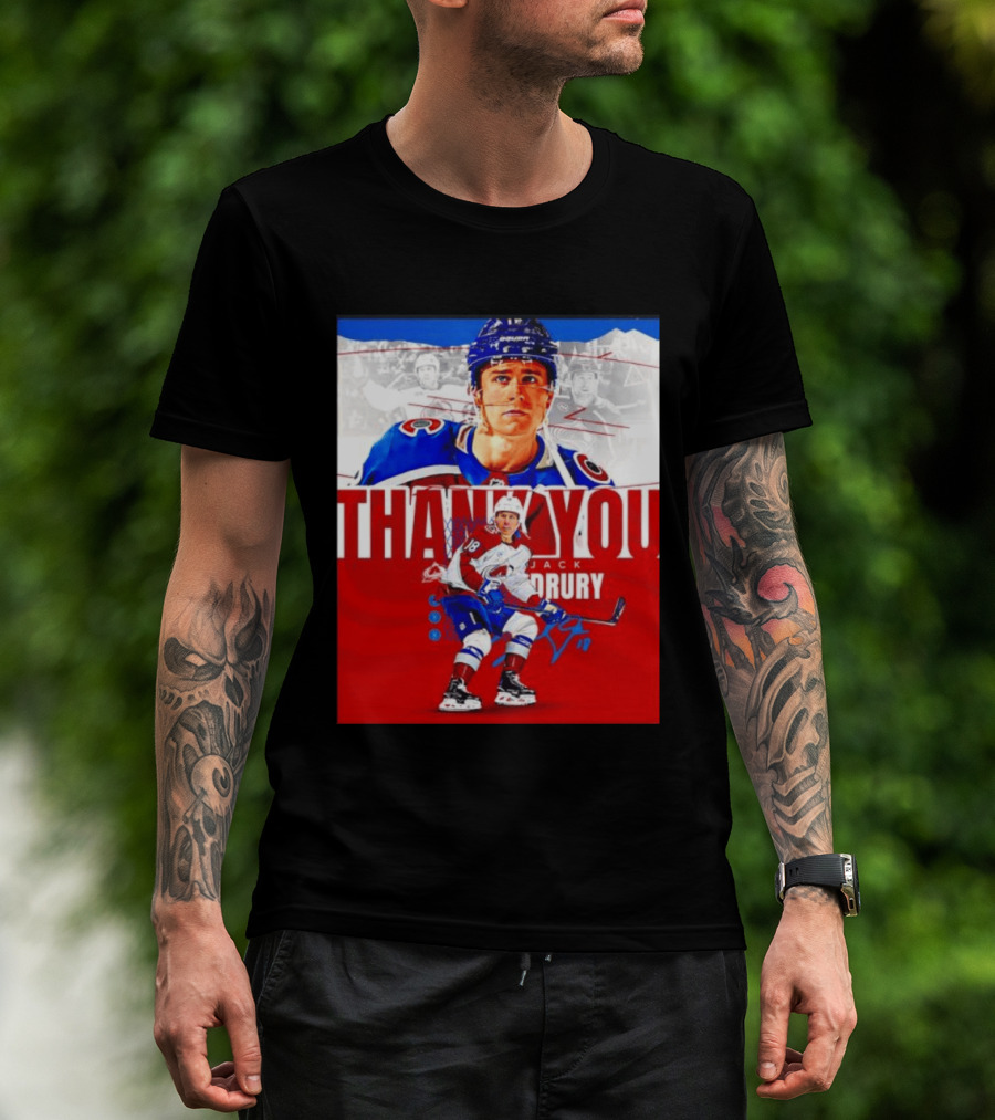 Jack Drury Thank You Colorado Avalanche T-Shirt