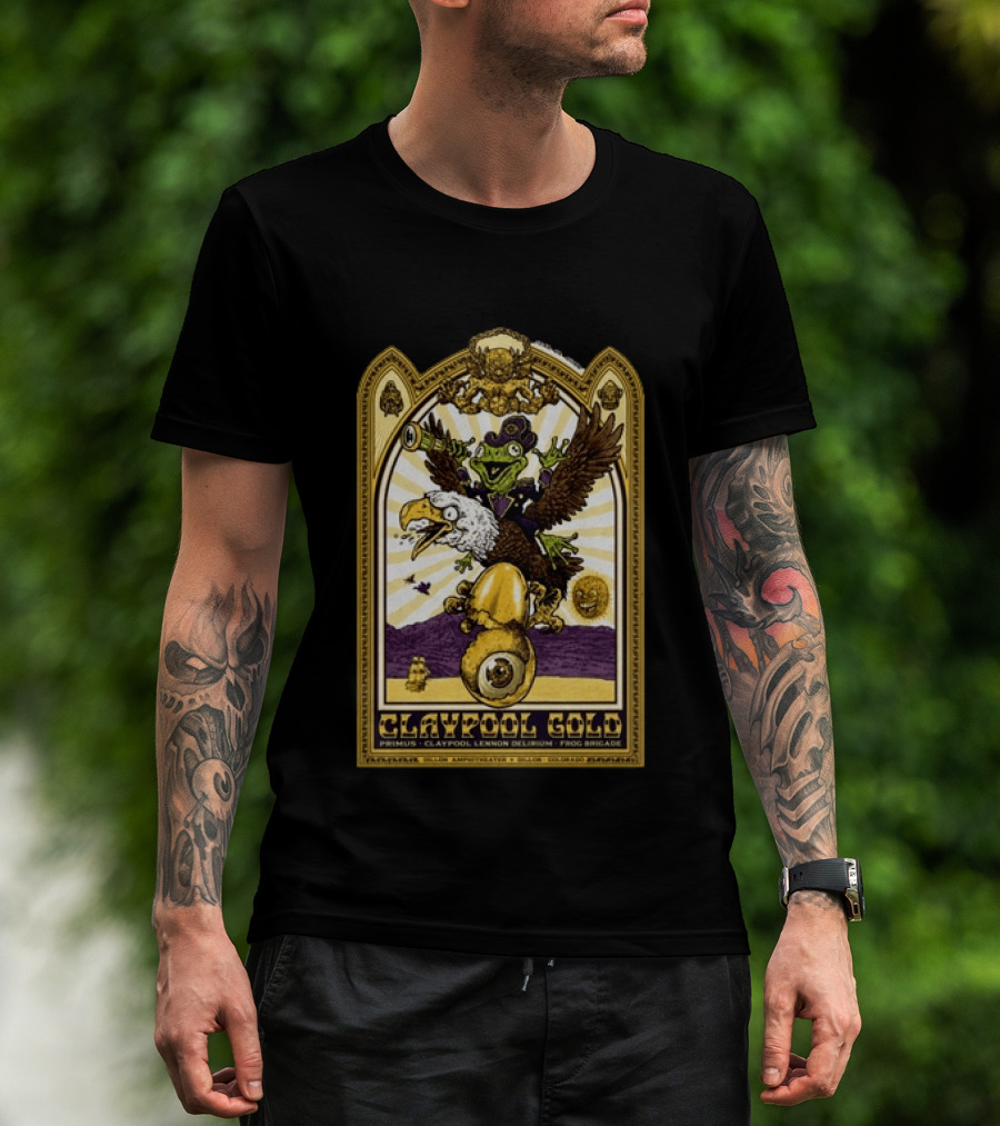 Primus Claypool Lennon Delirium Frog Brigade Dillon Amphitheater 6 28 2026 T-Shirt