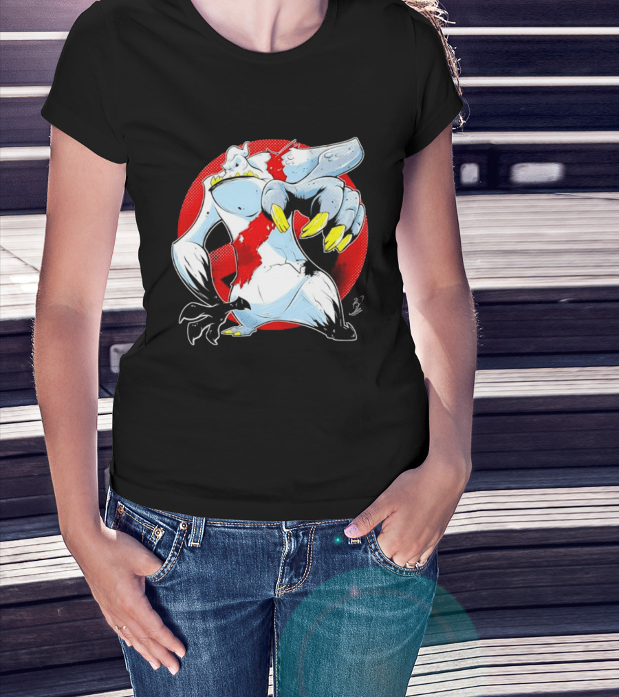 Stay Puft Marshmallow Man Angry Kaiju Ghostbusters Monster Claws T-Shirt