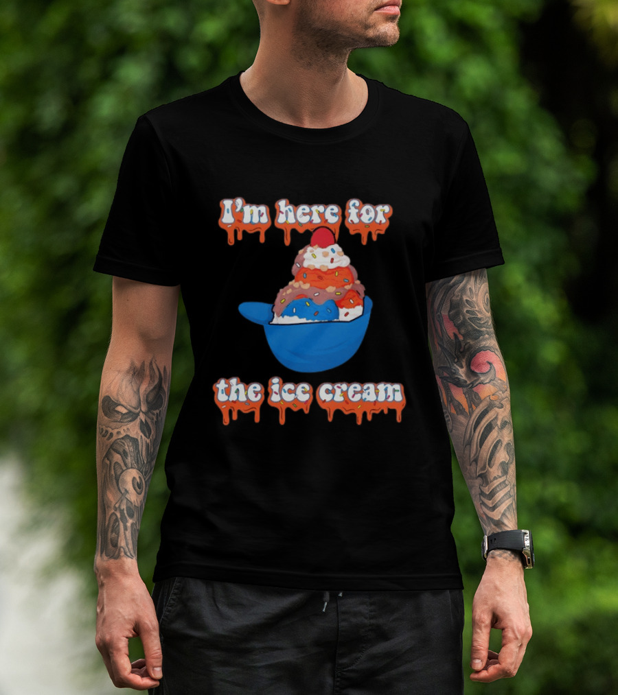 I'm Here For The Ice Cream New York Mets Baseball T-Shirt