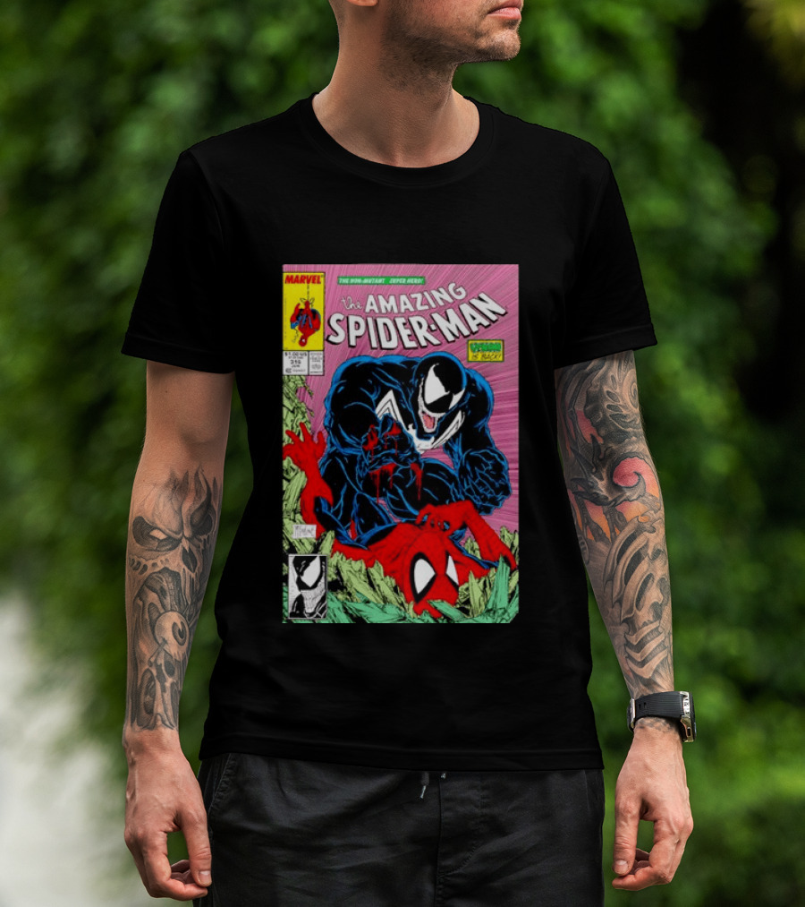 The Amazing Spider Man 316 Venom Is Back Marvel Comic Book Cover T-Shirt