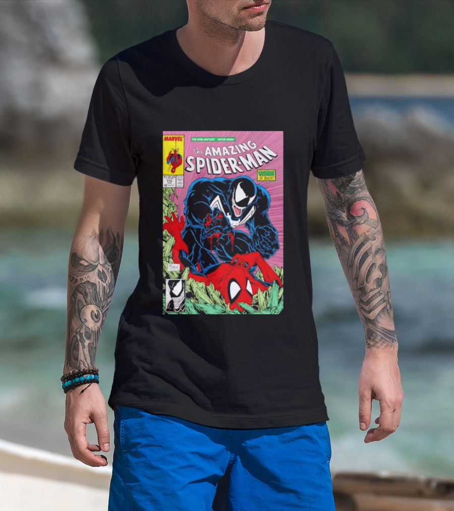 The Amazing Spider Man 316 Venom Is Back Marvel Comic Book Cover T-Shirt