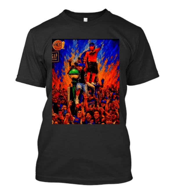 Knicks Fans Celebration New York Subway Graffiti Mexico NBA T-Shirt