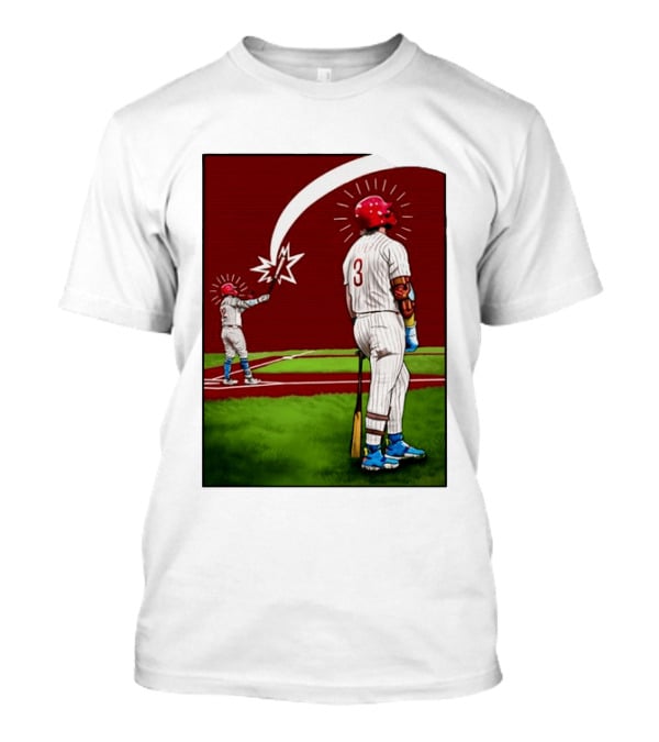 Kyle Schwarber Bryce Harper Philadelphia Phillies MLB Baseball Players T-Shirt