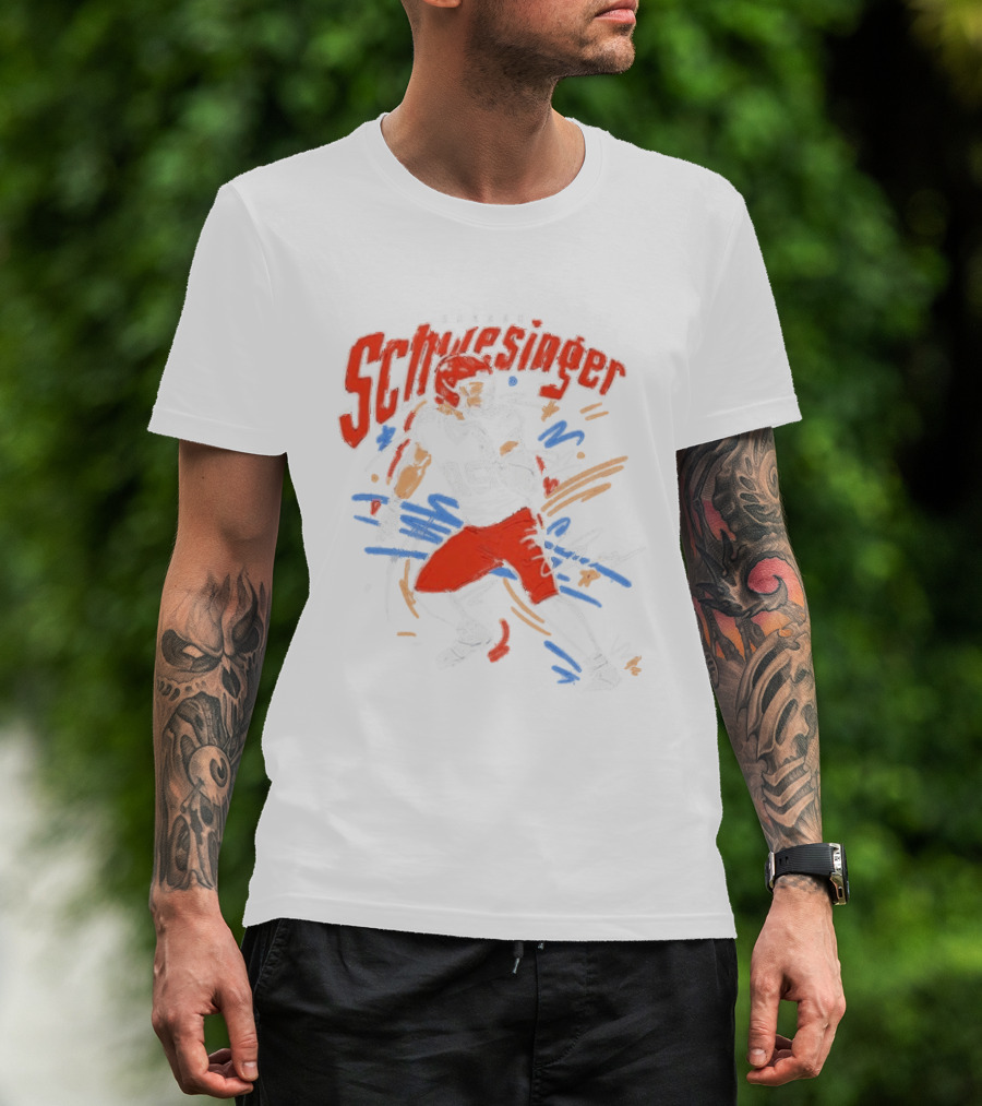Carson Schwesinger Vibrant Cleveland Browns Scribble Football Player T-Shirt