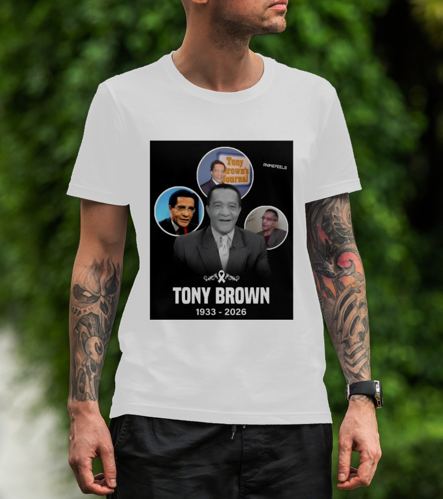 Tony Brown's Journal 1933 2026 ANIMEFEELS T-Shirt
