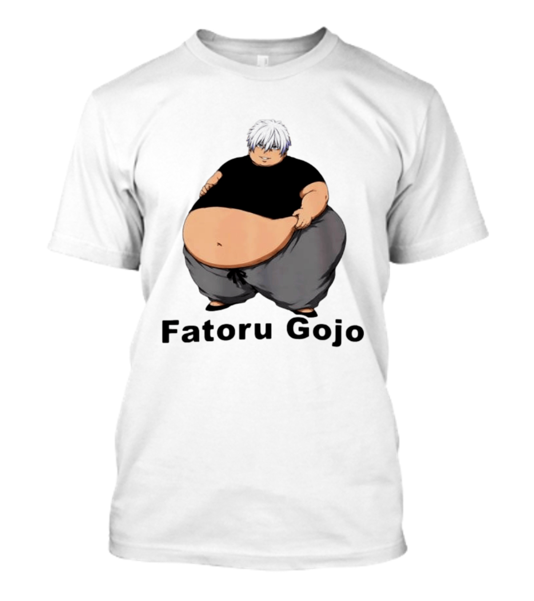 Satoru Gojo Jujutsu Kaisen Fatoru Gojo Meme Character Fan Favorite Humor T-Shirt