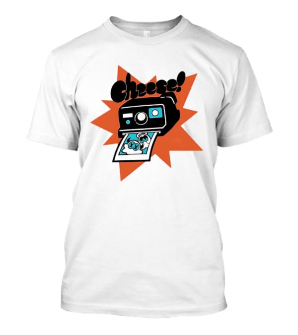 Skid And Pump Cheese Polaroid Spooky Month Camera T-Shirt