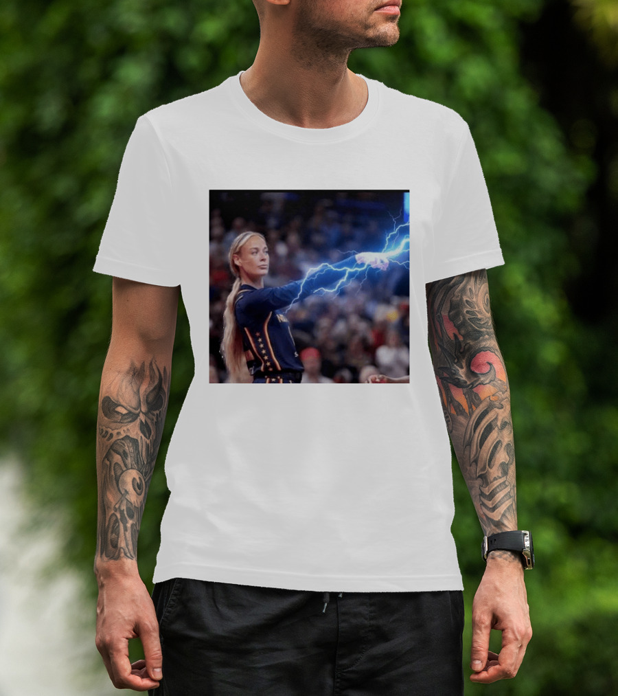 Sophie Cunningham Lightning Power Basketball Stars T-Shirt