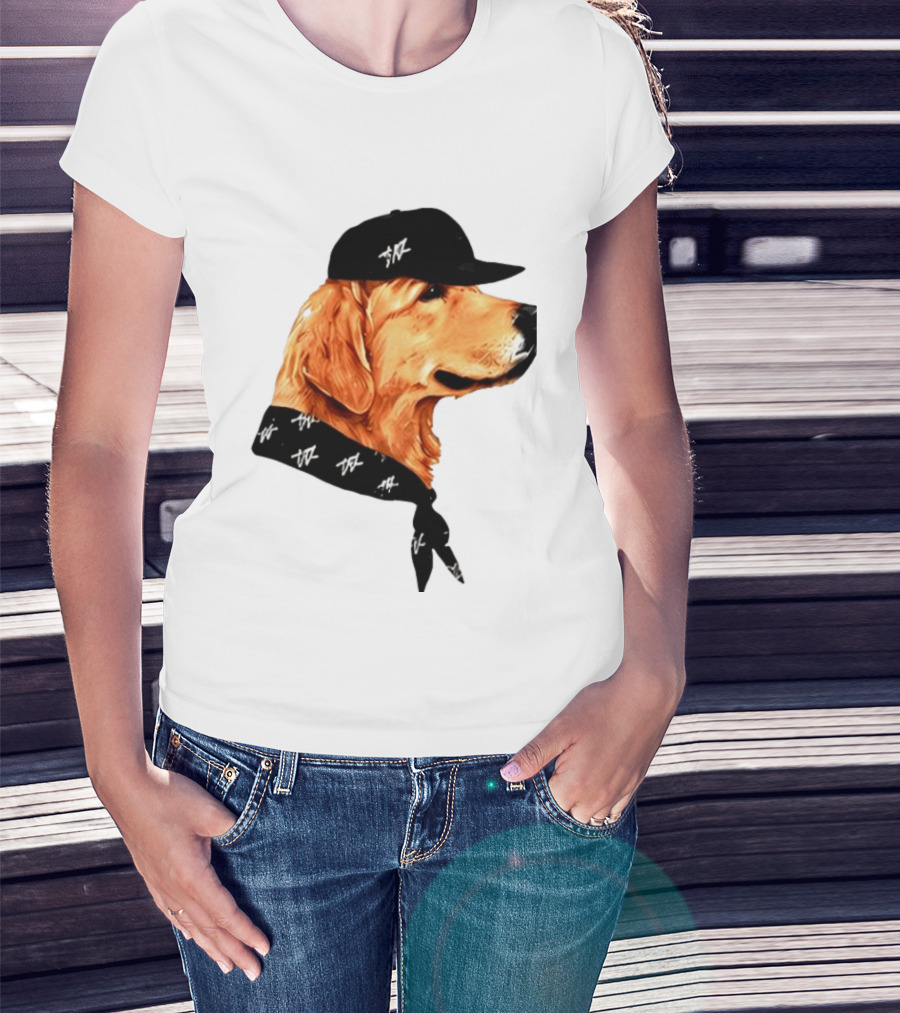 Ashton Kutcher Good Boy Dog Cap Bandana T-Shirt
