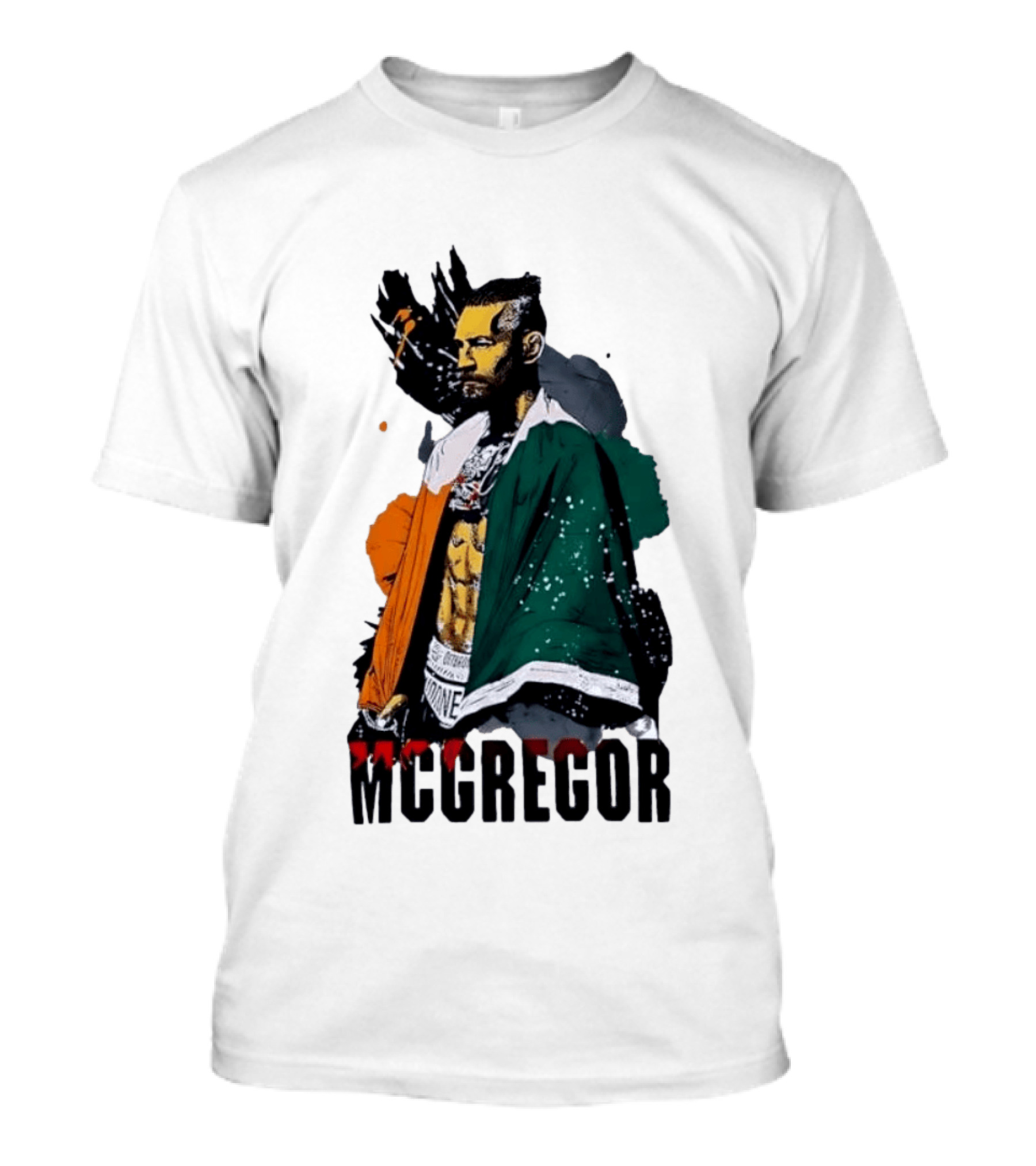 McGregor Irish Flag Warrior In The Cage T-Shirt