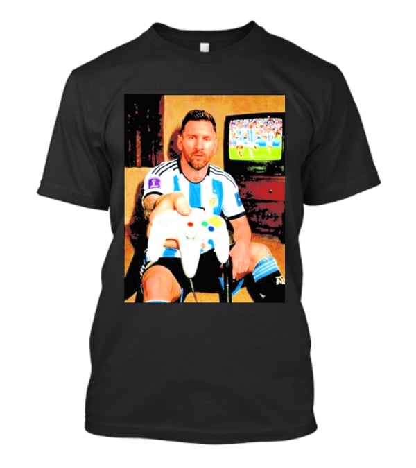 Argentina National Team Icon Lionel Messi Gaming Experience T-Shirt