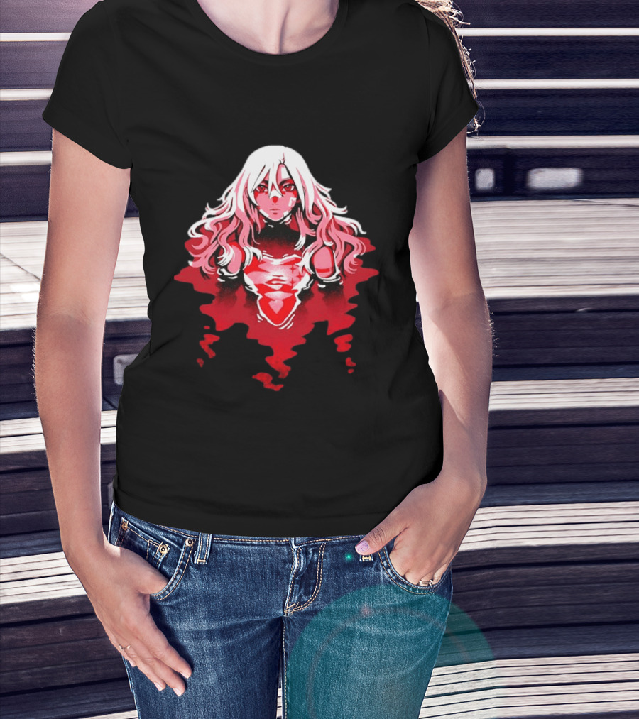 Power Makima Chainsaw Man Red Blood Anime T-Shirt
