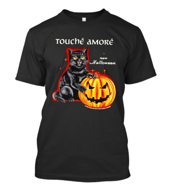 Touche Amore Black Cat Jack O Lantern New Halloween You Keep Finding New Ways T-Shirt