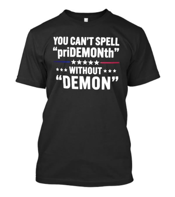 You Can't Spell Pridemonth Without Demon Stars T-Shirt
